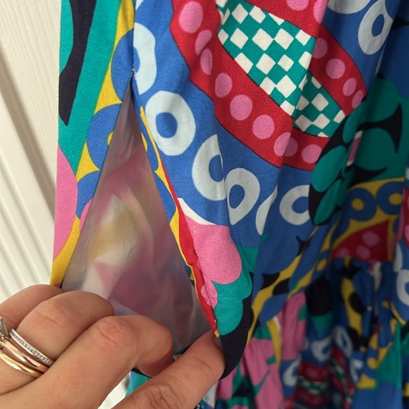 J Crew Ratti Kaleidoscope apron maxi dress - Picture 5 of 6
